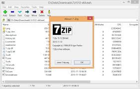 a new version of 7 zip released with a