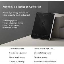 Bếp điện từ Xiaomi Mijia A1 Model Mới - Bếp từ Xiaomi A1 2100W đun siêu  nhanh tiện lợi - Minh Tín Shop