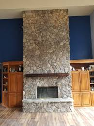 Thin Stone Fireplace Photos Ideas