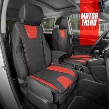 Red Leather Car Seat Covers