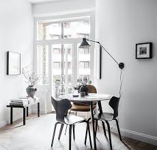 A Dining Room Without A Ceiling Light