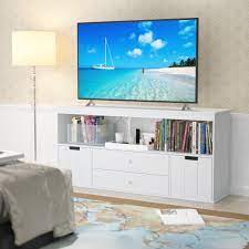 yoneston modern tv stand cabinet for up