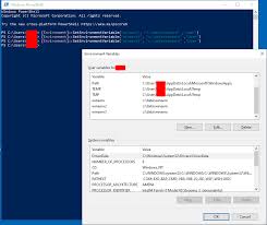 create environment variable in windows 10