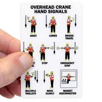 Mobile Crane Hand Signals Wallet Card Sku Bd 0406