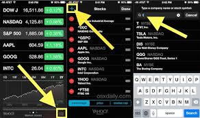 How To Add Edit Stocks Shown On Notification Center Of