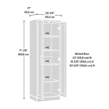 sauder homeplus storage cabinet dakota