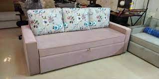 Modern Wooden Sofa Cum Bed For Home At