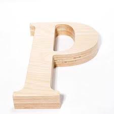 Large Wood Letters Any Font Custom