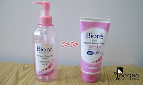 biore 2 in 1 makeup remover foam จะ