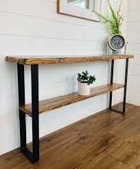 Entryway Table Console With Distressed