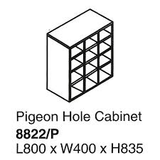 pigeon hole cabinet 8822 p beech