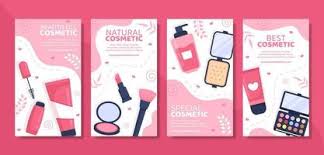 cosmetic catalog vector art icons and
