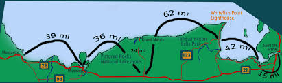 Mileage Maps Lake Superior Superior Trails Travel Planner
