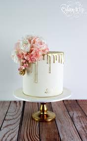 We're not all exactly professional bakers. Classy And Elegant Golden Drizzle 60th Birthday Cake With A Pretty Posy Of Blooms And Hand Painted Sixy Www Facebook Com C Cake 60th Birthday Cakes Drip Cakes