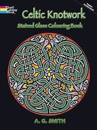 Celtic Knotwork Stained Glass Coloring