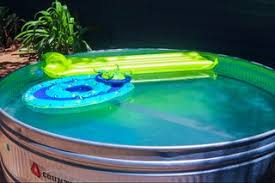 Look closely and you will find them being utilized they are large enough so that many animals can circle around the tank and simultaneously eat grain. Making A Stock Tank Pool 7 Steps With Pictures Instructables