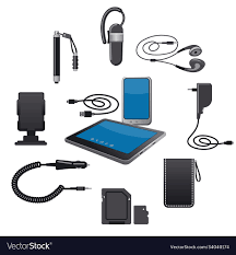 mobile devices accessories royalty free
