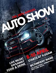 Auto Show Flyer Template Postermywall