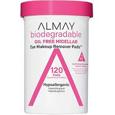 almay eye makeup remover pads biodegradable 120 pads