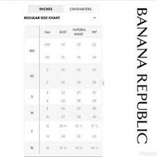 Alumni Article Banana Republic Dresses Size Chart