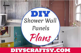 25 Diy Shower Wall Panels Plans Diys