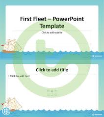 Make a presentation on the desert conditions. First Fleet Powerpoint Template Teaching Resource Teach Starter