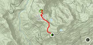 gee point trail map guide
