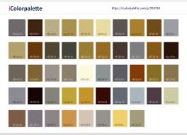color palette ideas from gold jewellery