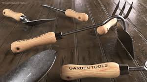 garden hand tools set 3d modell 59