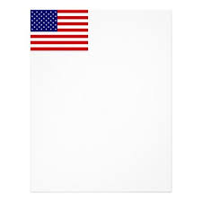 American Flag Letterhead Design All Things American Flag