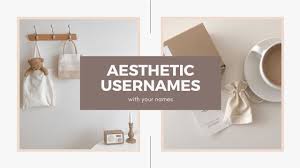 aesthetic usernames with your names