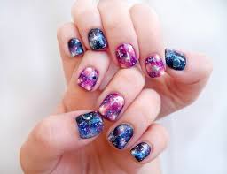 galaxy nails tutorial nail art tutorial