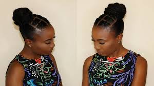 This is one do that will save you the trouble of coming up take a curling iron to your straight hair and add some depth to it. How To African Threading Tribal Sleek Bun On Short Natural Hair Black Hair Information