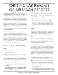 Apa Style For Research Reports Custom Paper Sample
