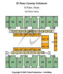 El Paso County Coliseum Tickets In El Paso Texas Seating