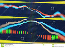 Stock Chart Analyzer Stock Image Image Of Candle Financial