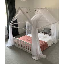 Wood House Baby Bed Floor Bed Frame Bed