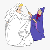 Cinderella and Fairy God Mother