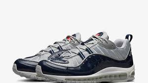 Nike air max 98 supreme obsidian ds size 12 2016. Supreme X Nike Air Max 98 Navy Where To Buy 844694 400 The Sole Supplier