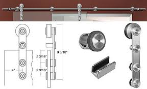 stainless steel track systems for glass