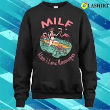 Milf Man I Love Milf Man I Love Flamingos T-shirt - Olashirt