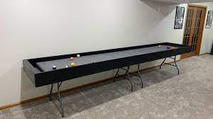 carpetball tables black and grey ebay