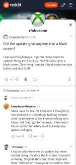 xbox one black screen issue surfaces