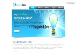 Company Web Template Simple Cleaning Service Company Template