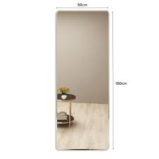 Adhesive Long Wall Mirror Silver 50x150cm