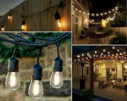 48 ft led string lights outdoor patio