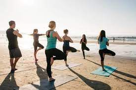 yoga on the beach in san go 2024