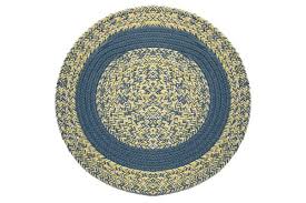 williamsburg blue band braided rug
