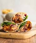barbecue chicken wraps