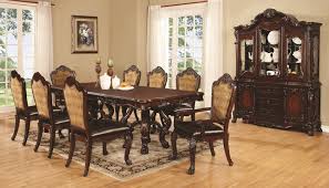 Complete your traditional dining room look with the curved horizontal splat back design on this side chair. Benbrook Dining Table 9 Pcs Set Floor Select
